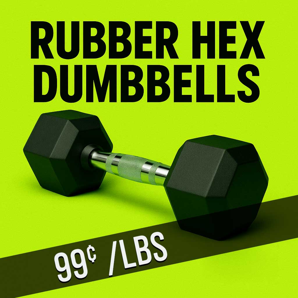 Rubber Dumbbells